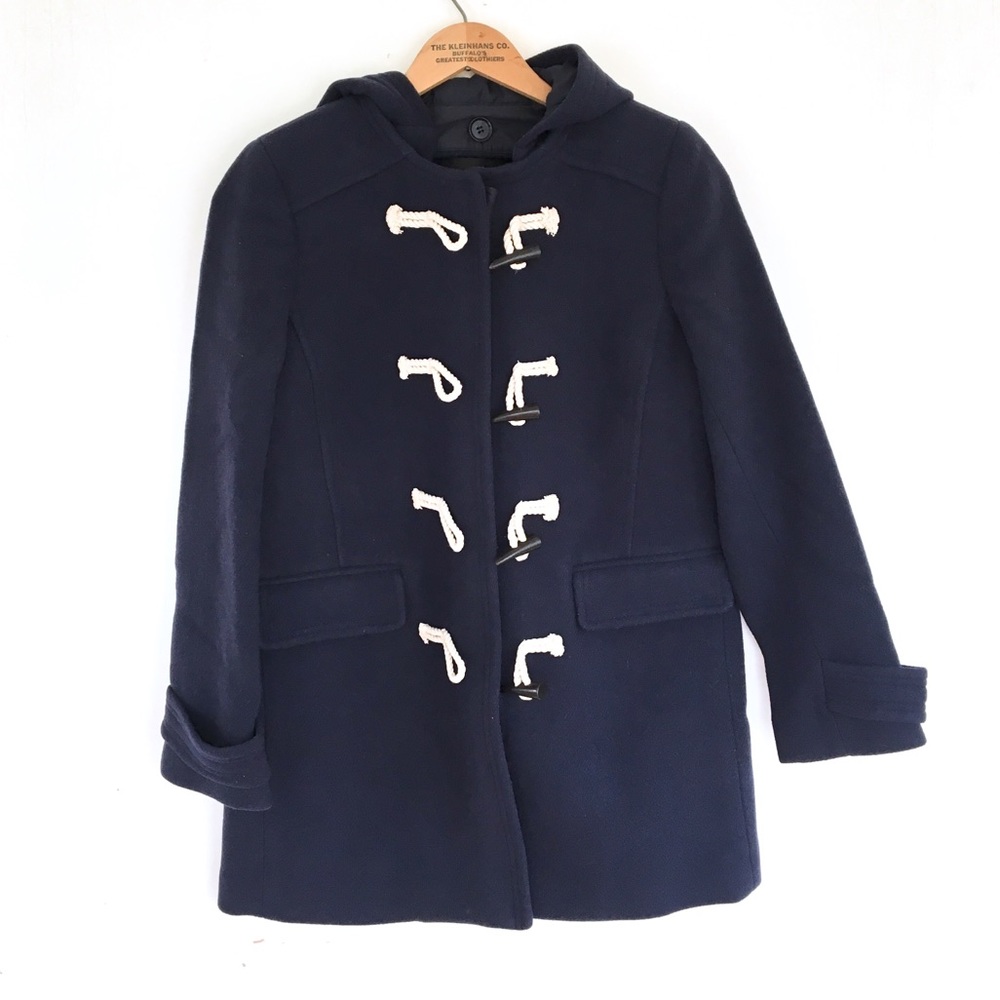 J. Crew 2007 Italian Stadium-cloth Wool Coat - Picture 7 of 9